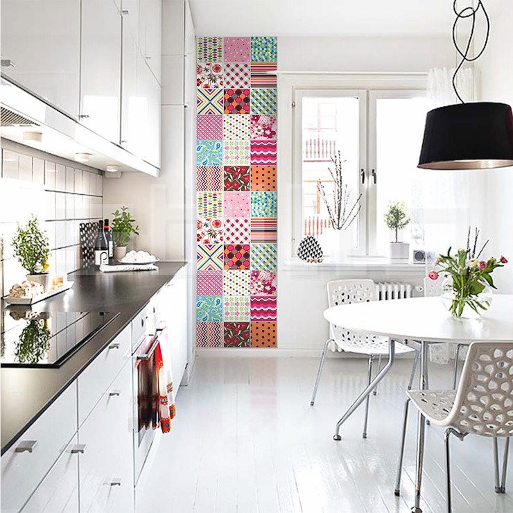 Adesivos de azulejo na cozinha