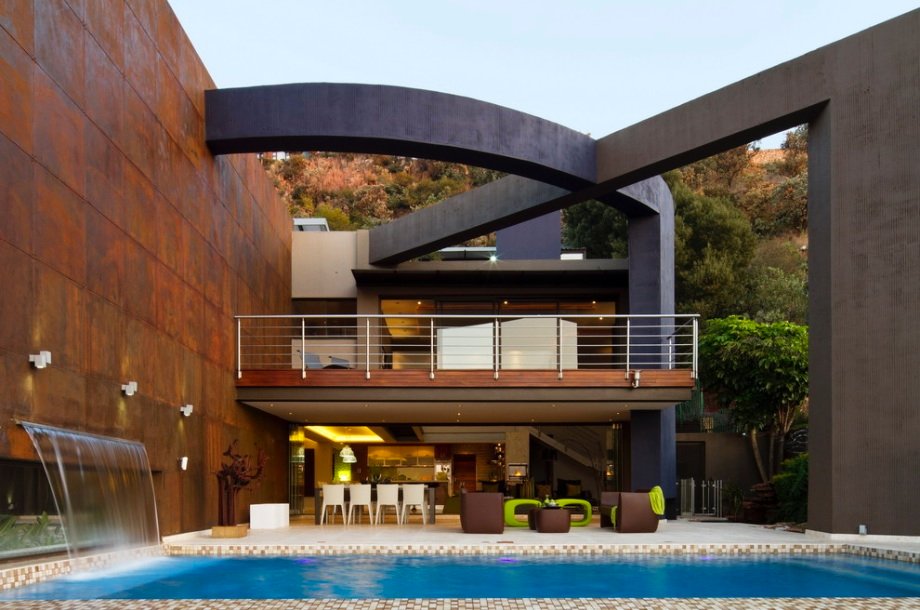 Casa de arquitetura moderna