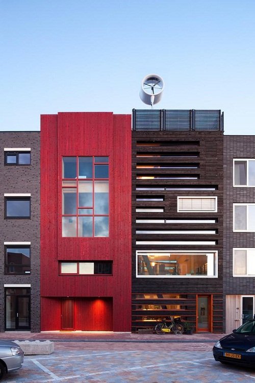Casa sustentável em Amsterdã