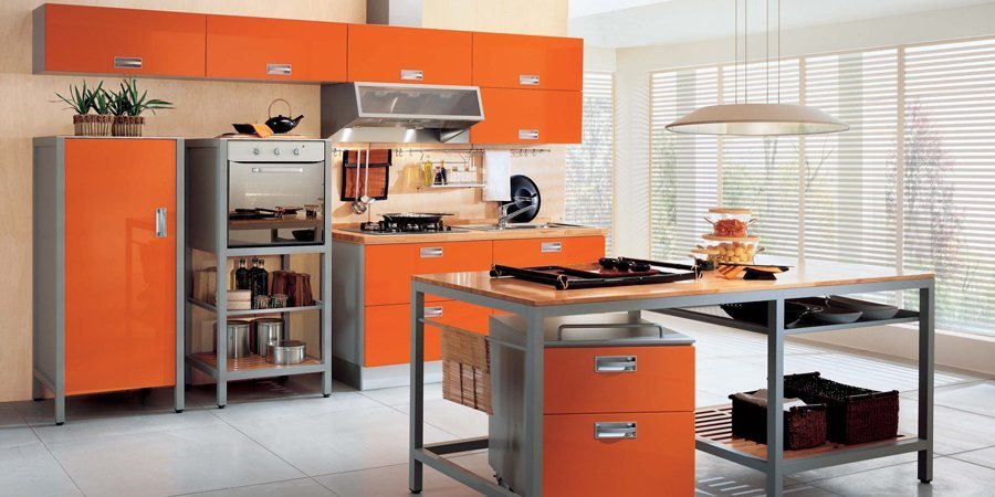 Cozinha laranja