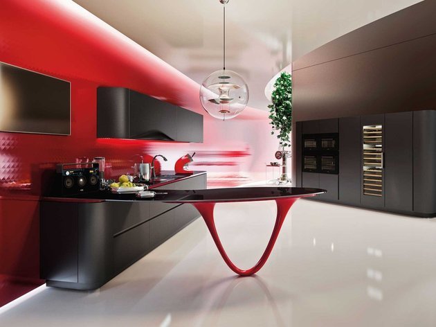 Curvas da cozinha Ferrari
