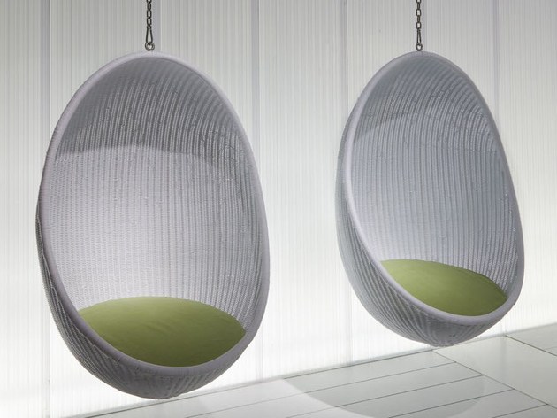 Poltronas Egg de vime