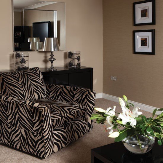 Poltrona zebrada