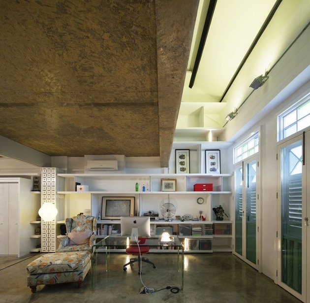 Espaço confortável do loft