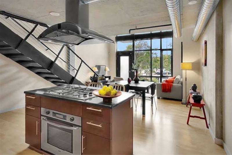 Cozinha e sala integradas