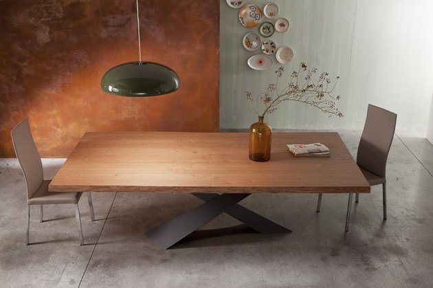 Mesa de carvalho sofisticada