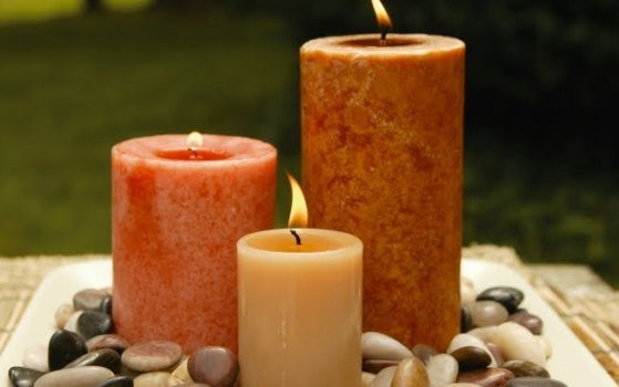 Velas na decoração