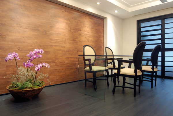 Laminado na parede