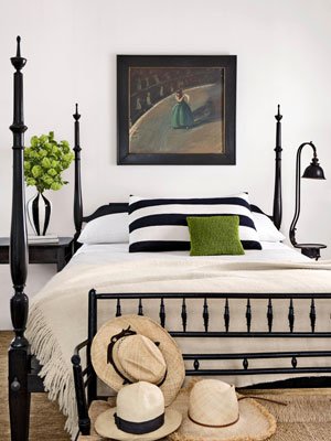 Quarto preto e branco