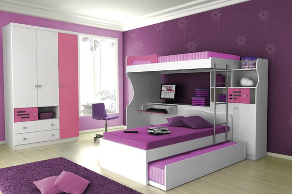 Quarto infantil com beliche