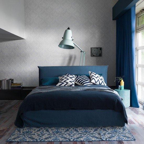 Quarto moderno industrial