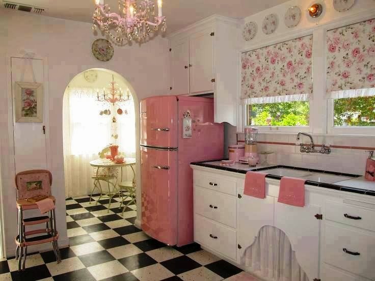 Cozinha romântica