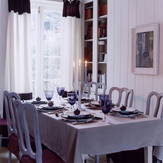 Sala de jantar decorada