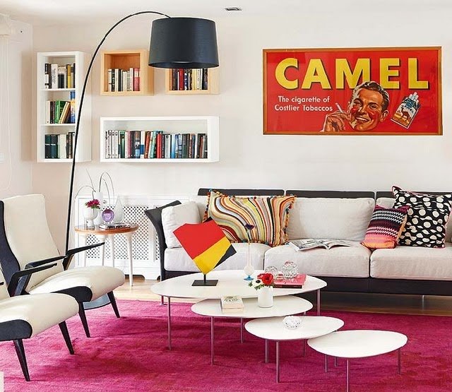 Peças retrô na decoração