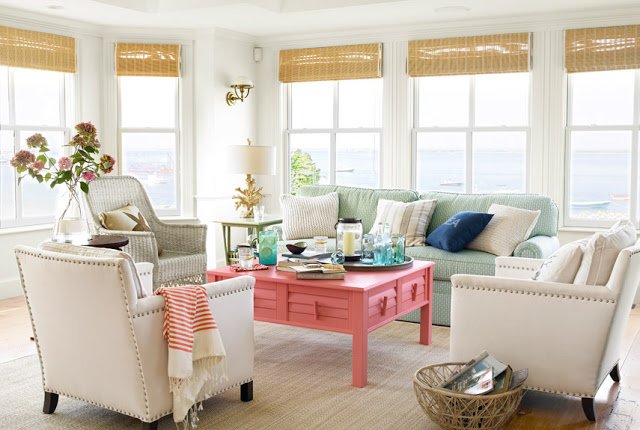 Decoração romântica em tons pastel